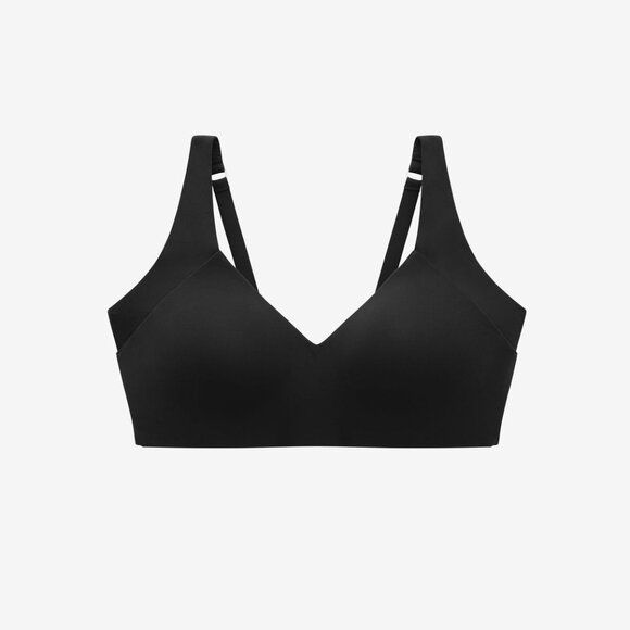 ThirdLove ComfortStretch Smoothing Wireless Bra Size MD+ black - Picture 1 of 5